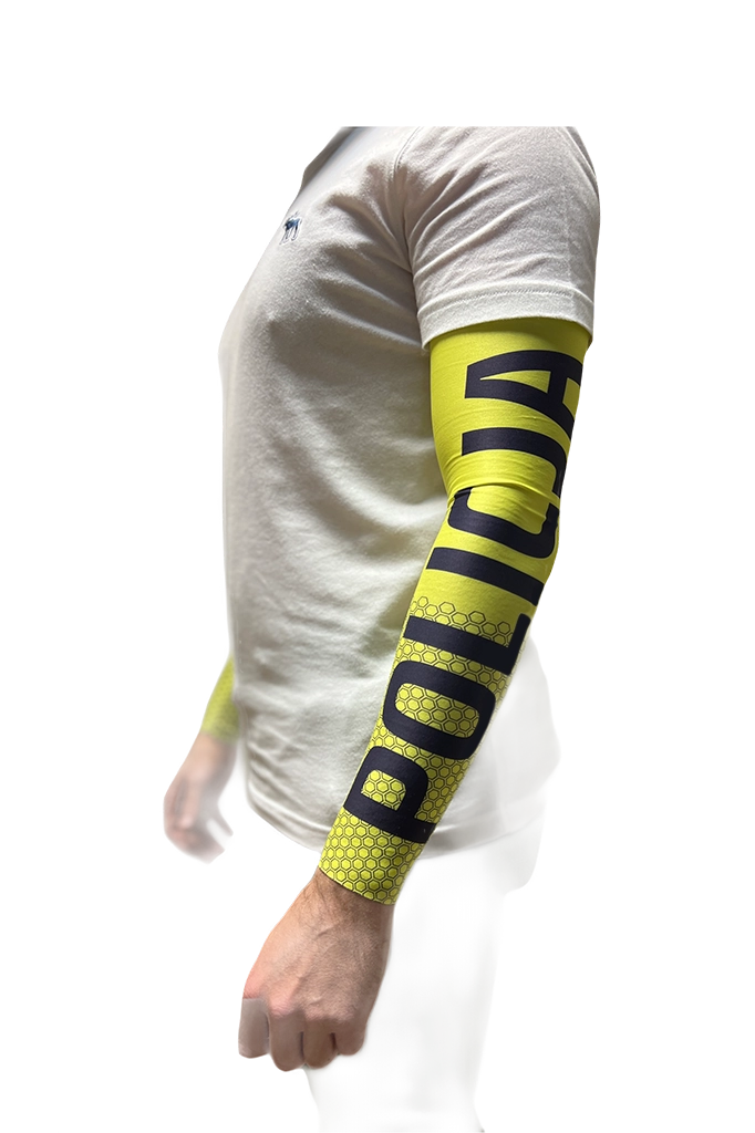 Rękawki identyfikacyjne hi-viz POLICJA unisex